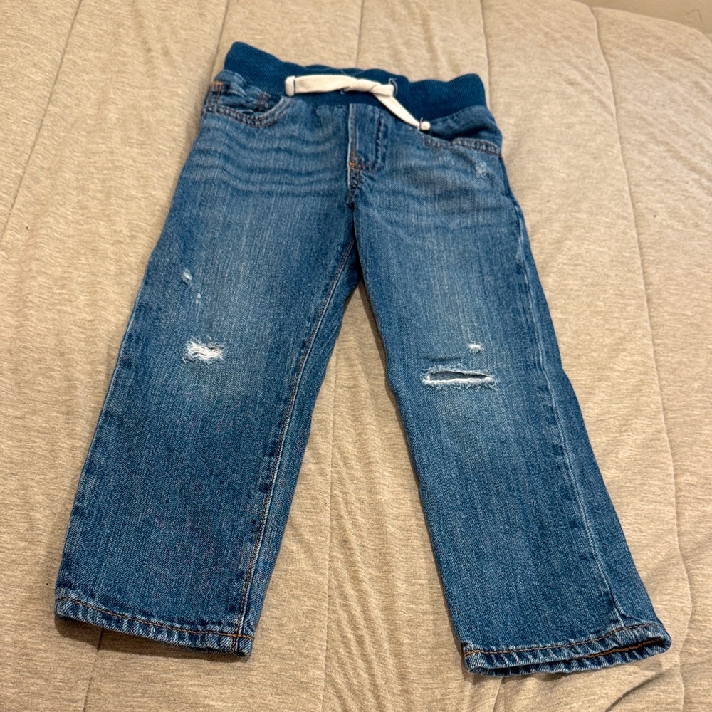 Gap toddler boys distressed slim jeans